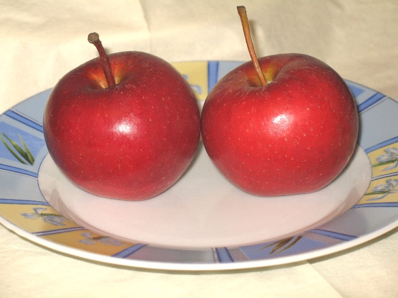 Zwei rote Äpfel